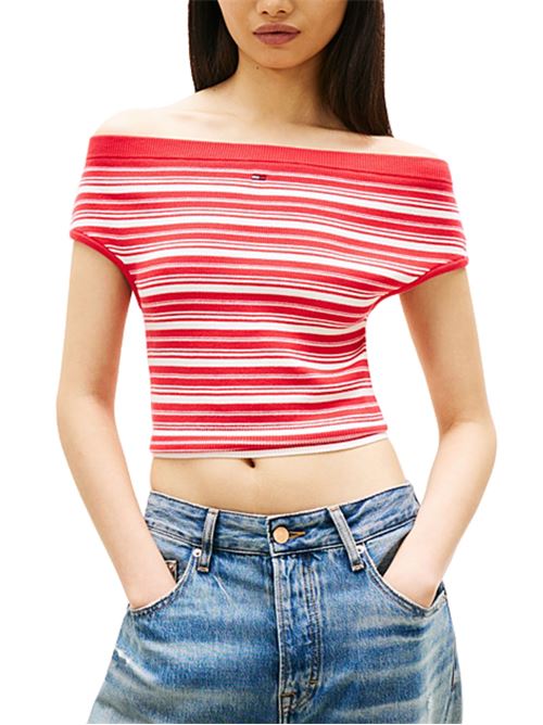 Pullover spalle scoperte Tommy Jeans | DW0DW22313XK3